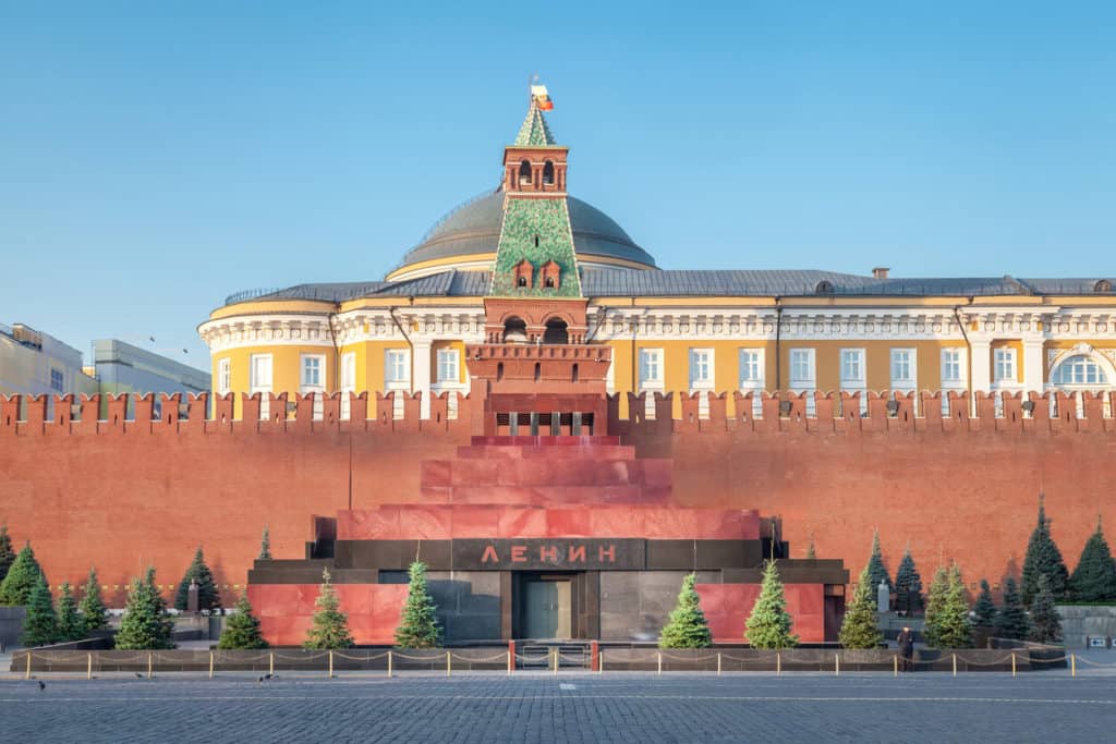 Vladimir Lenin Mausoleum in Moscow