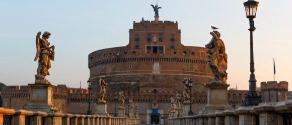 Hadrian's Mausoleum the Castel Sant’Angelo in Italy.